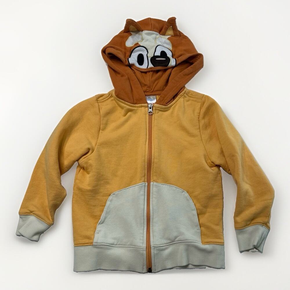 Hanna Andersson Bluey “Bingo” Hoodie Yellow Size 110cm 5
